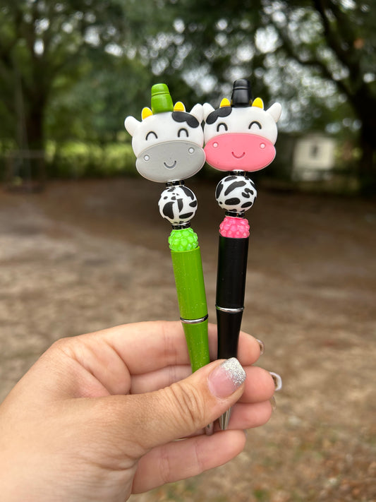 Cow Silicone Pens